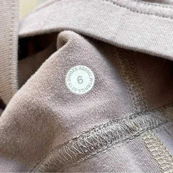 Lululemon Inner Glow Dress Lavender Practice‎ Cotton Bodycon Size 6 Casual - Picture 12 of 16